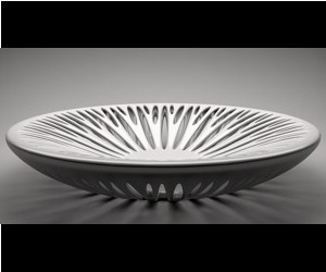 Upload your design to have it 3D printed in Glazed Ceramics by Shapeways
