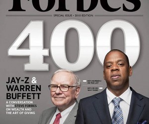 The issue highlights the &ldquo;400 Richest People In The World&rdquo;. Jay-Z doesn&rsquo;t quite...