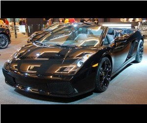 The new Lamborghini models and partnership with Calloway golf. The car show lined up